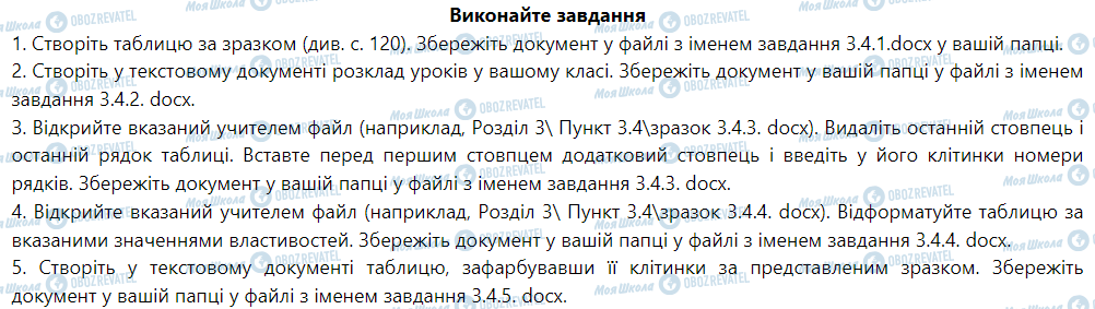 ГДЗ Інформатика 5 клас сторінка Виконайте завдання