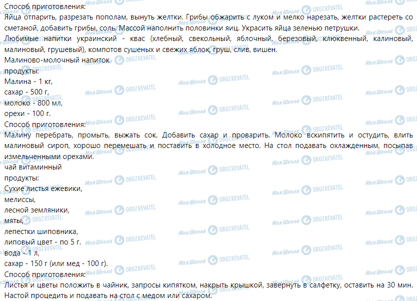 ГДЗ Трудове навчання 5 клас сторінка Все про бутерброды