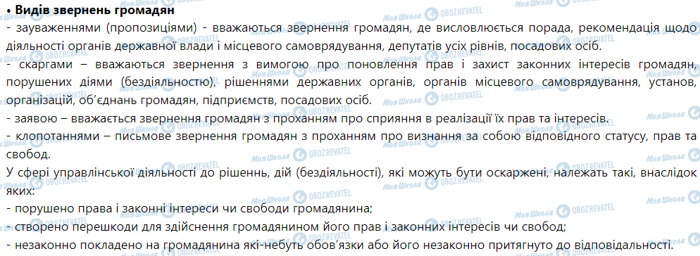 ГДЗ Правознавство 9 клас сторінка 4. Наведіть приклади