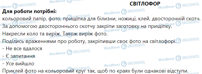 ГДЗ Я досліджую світ 1 клас сторінка Я на вулиці