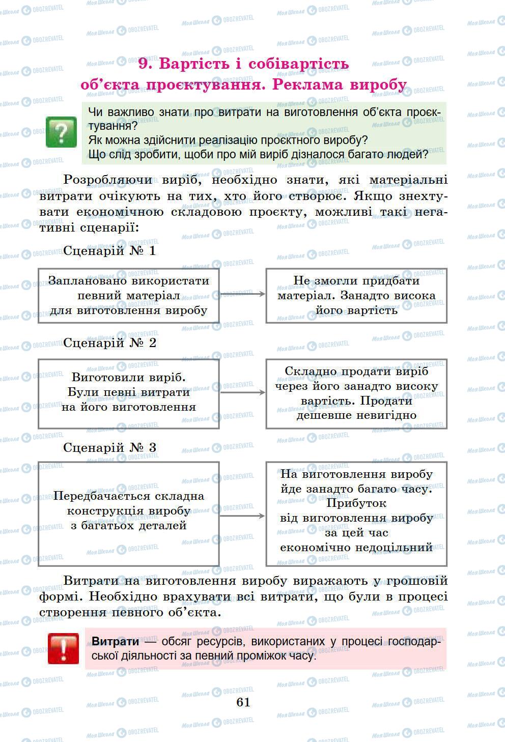 Учебники Информатика 6 класс страница 61