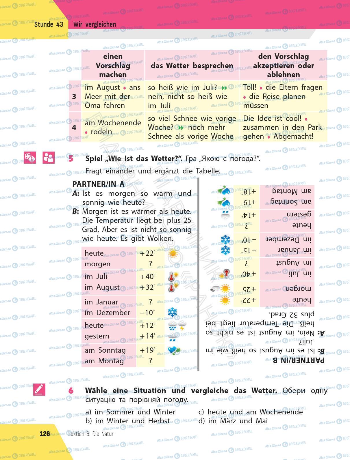 Учебники Немецкий язык 6 класс страница 126
