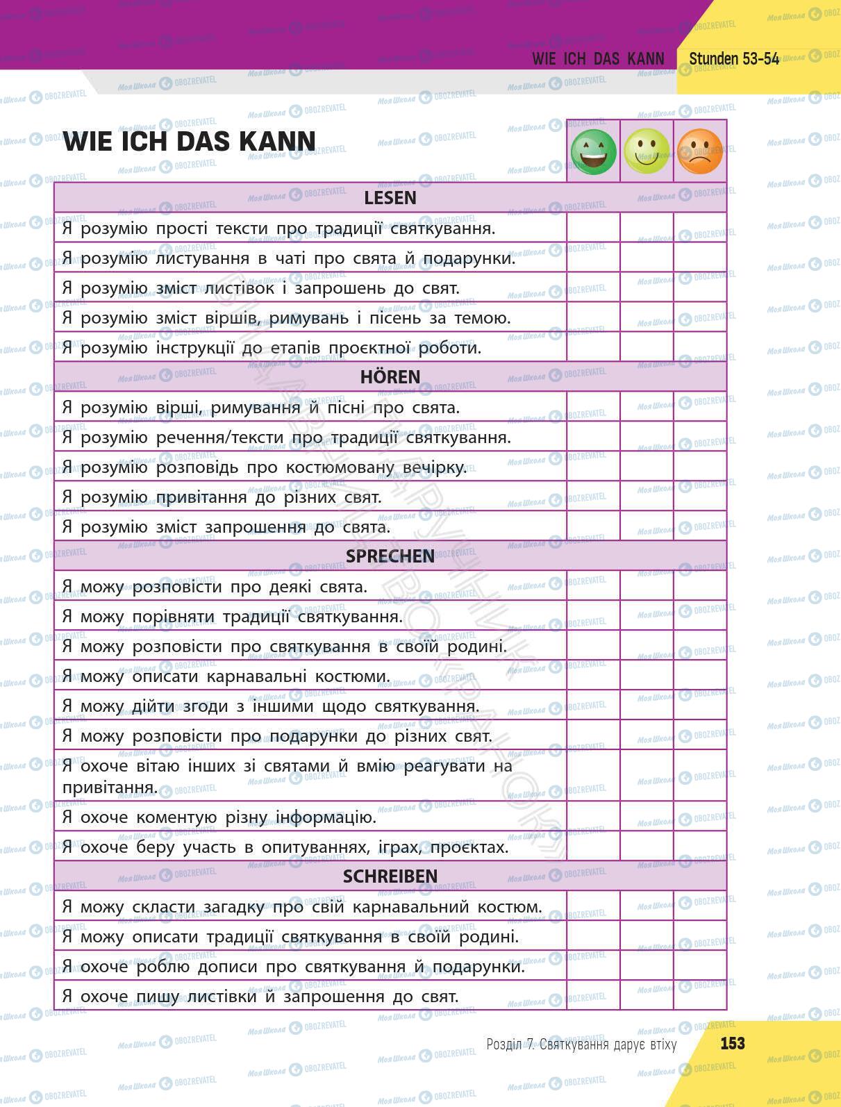 Учебники Немецкий язык 6 класс страница 153