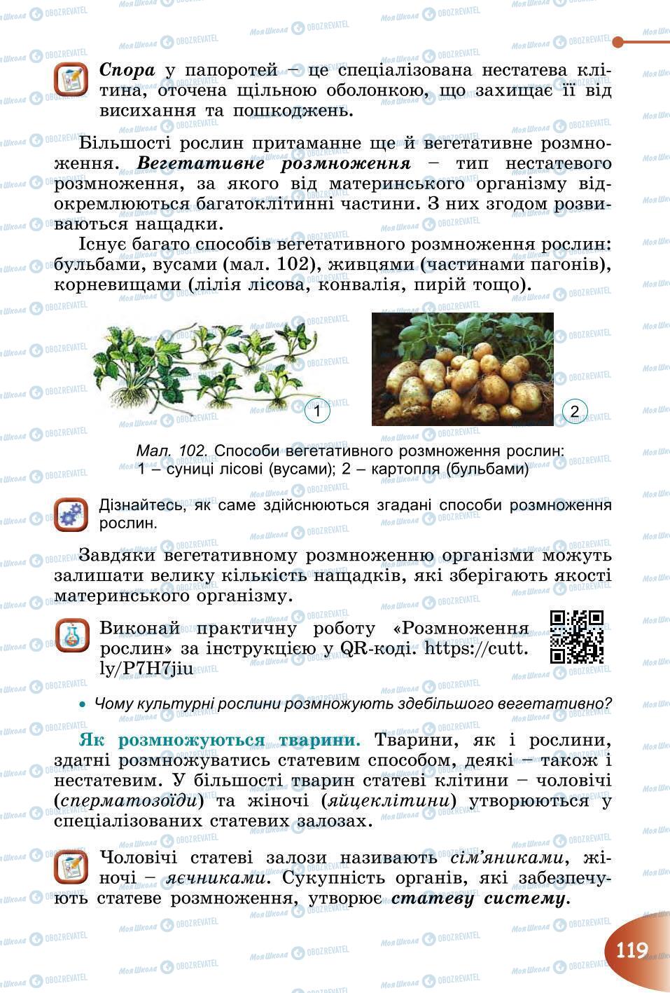 Підручники Природознавство 6 клас сторінка 119