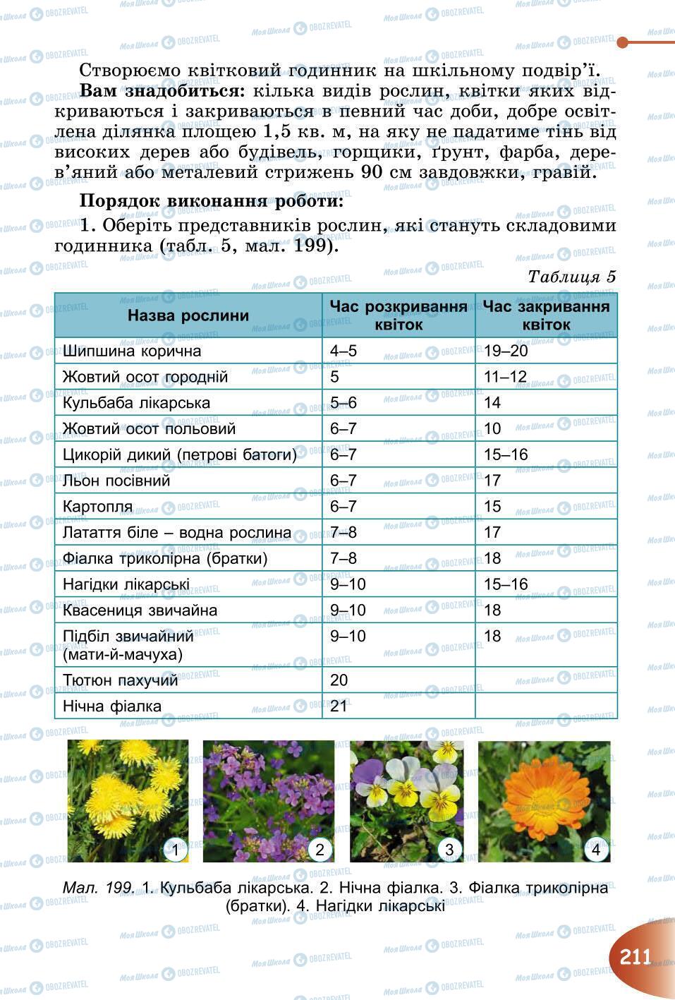 Підручники Природознавство 6 клас сторінка 211