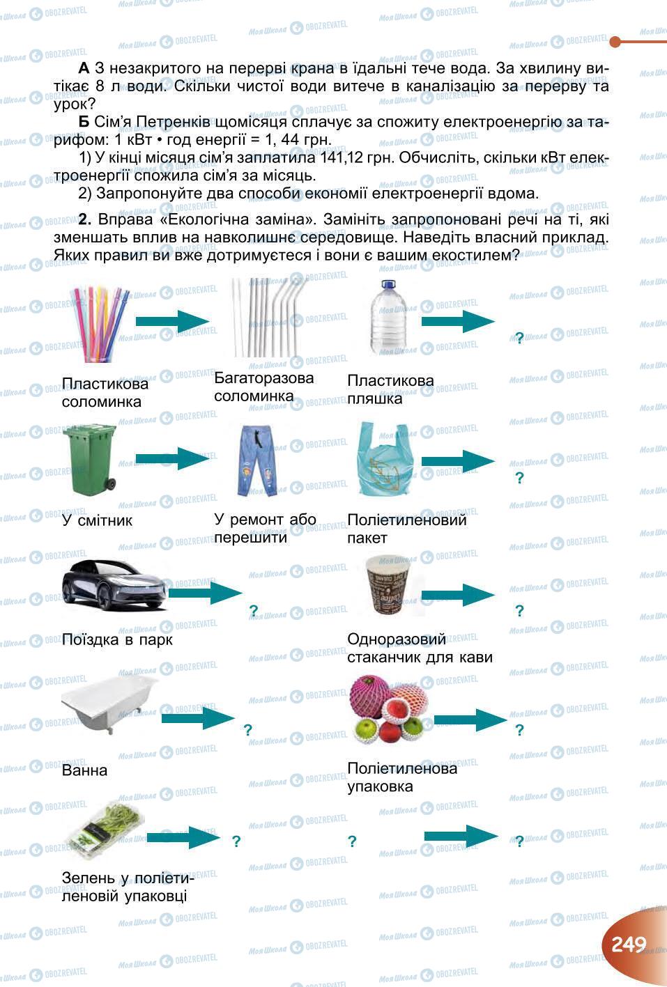 Учебники Природоведение 6 класс страница 249