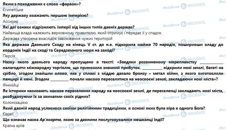 ГДЗ Історія України 6 клас сторінка 13