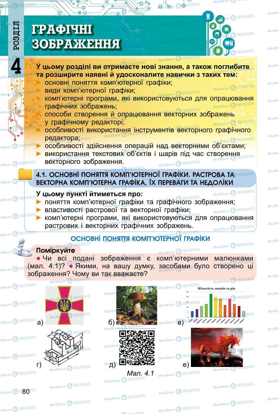 Підручники Інформатика 6 клас сторінка 80