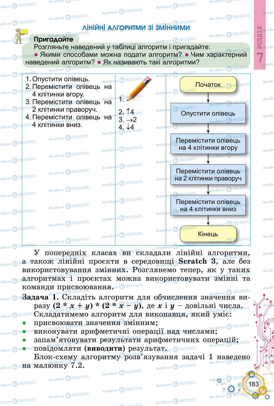 Підручники Інформатика 6 клас сторінка 183