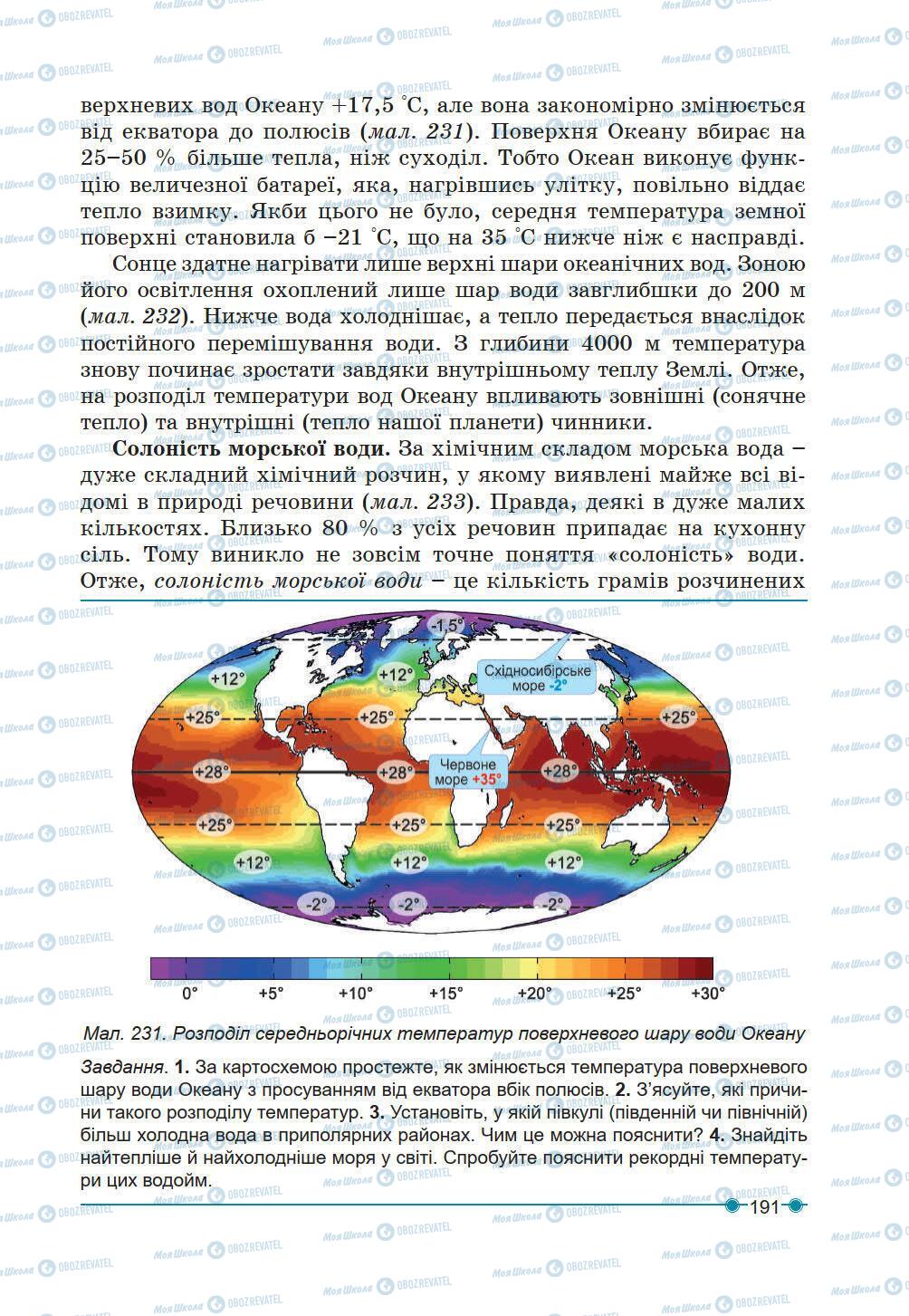 Учебники География 6 класс страница 191