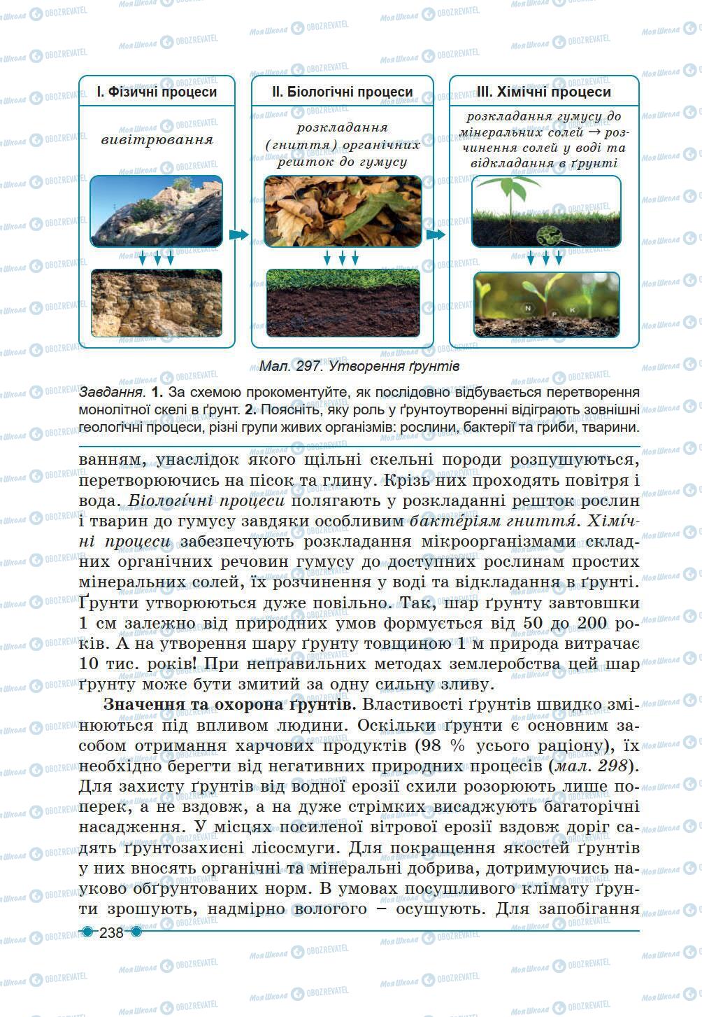 Підручники Географія 6 клас сторінка 238