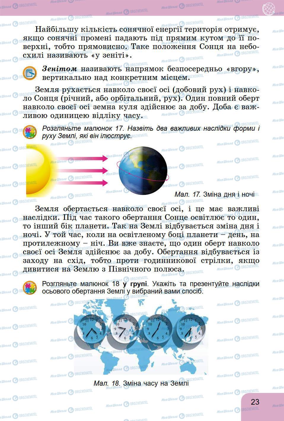 Підручники Географія 6 клас сторінка 23