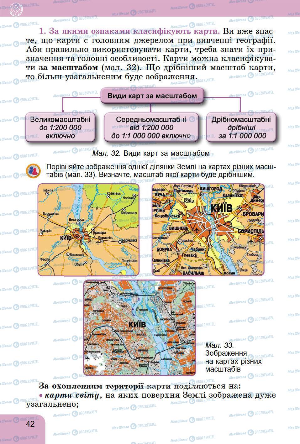 Підручники Географія 6 клас сторінка 42