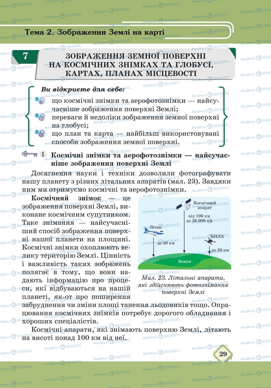 Підручники Географія 6 клас сторінка 30