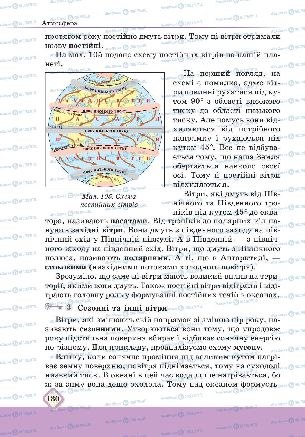 Підручники Географія 6 клас сторінка 130