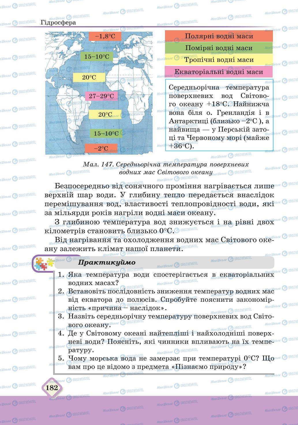 Учебники География 6 класс страница 182