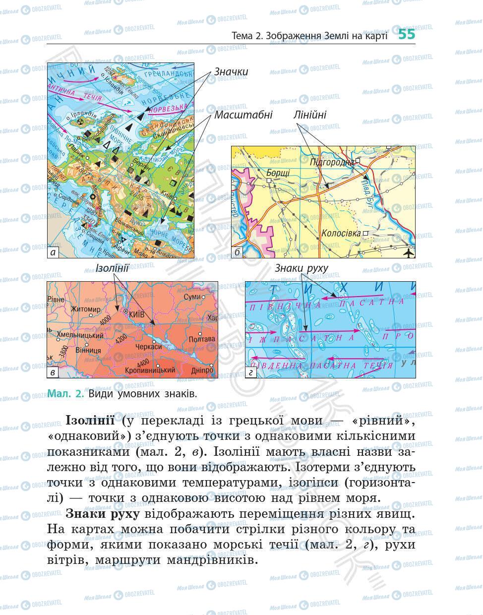 Учебники География 6 класс страница 55
