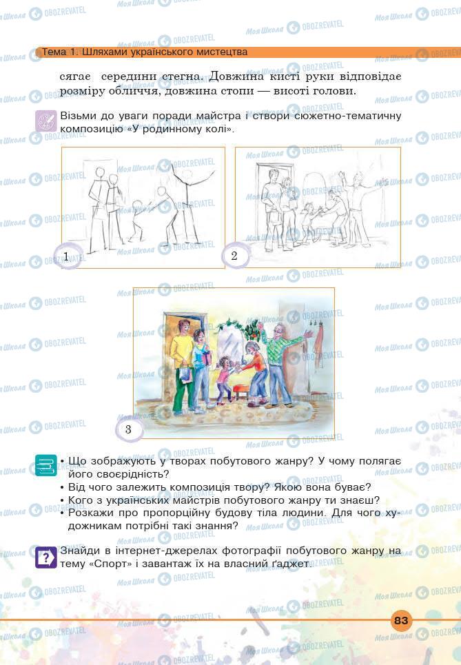 Підручники Мистецтво 6 клас сторінка 83