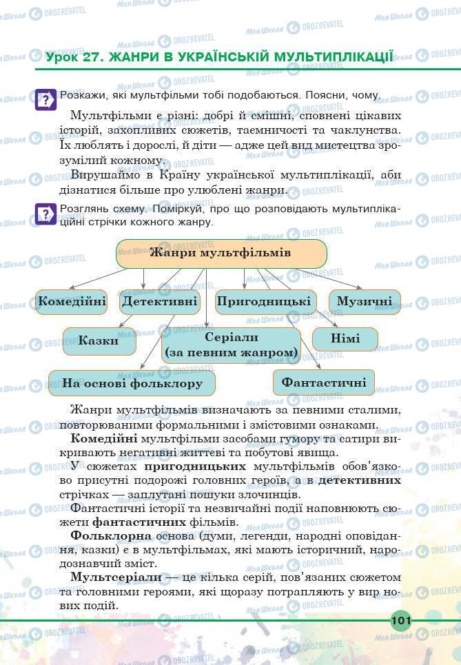 Підручники Мистецтво 6 клас сторінка 101