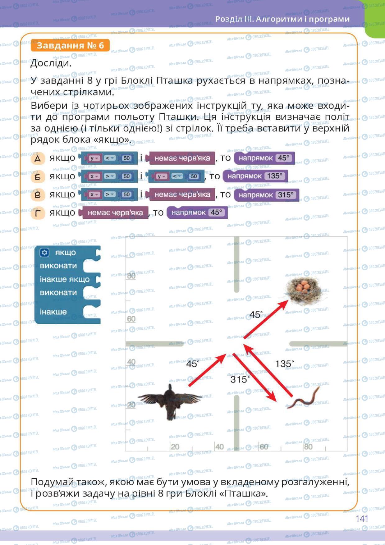 Підручники Інформатика 6 клас сторінка 141