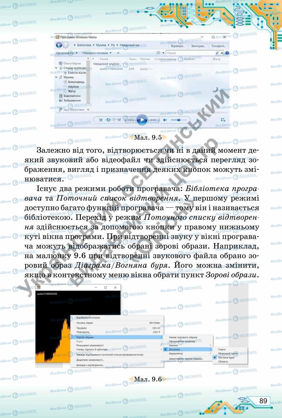 Підручники Інформатика 6 клас сторінка 89