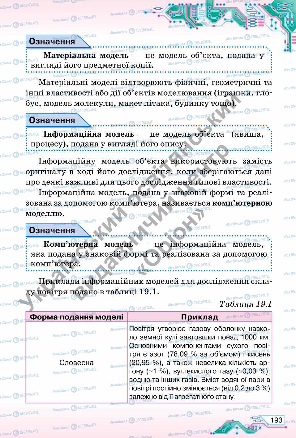 Підручники Інформатика 6 клас сторінка 193