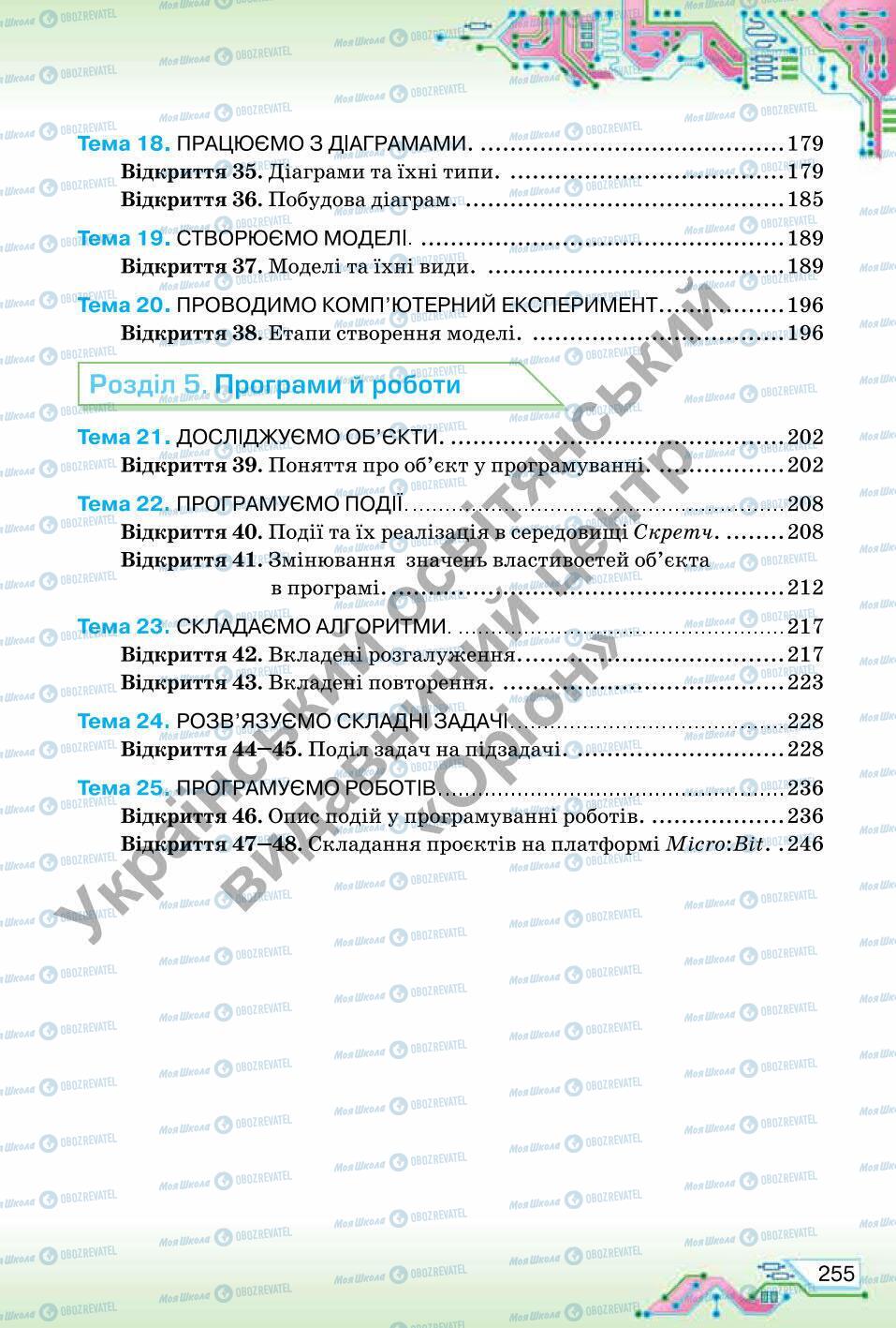 Учебники Информатика 6 класс страница 255