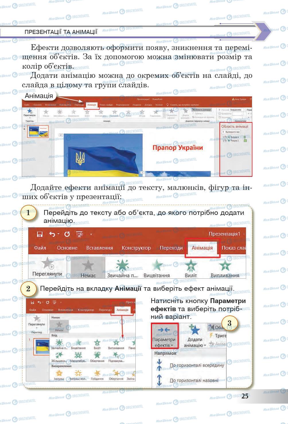 Підручники Інформатика 6 клас сторінка 25