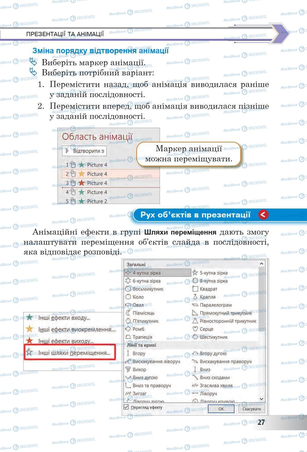 Підручники Інформатика 6 клас сторінка 27