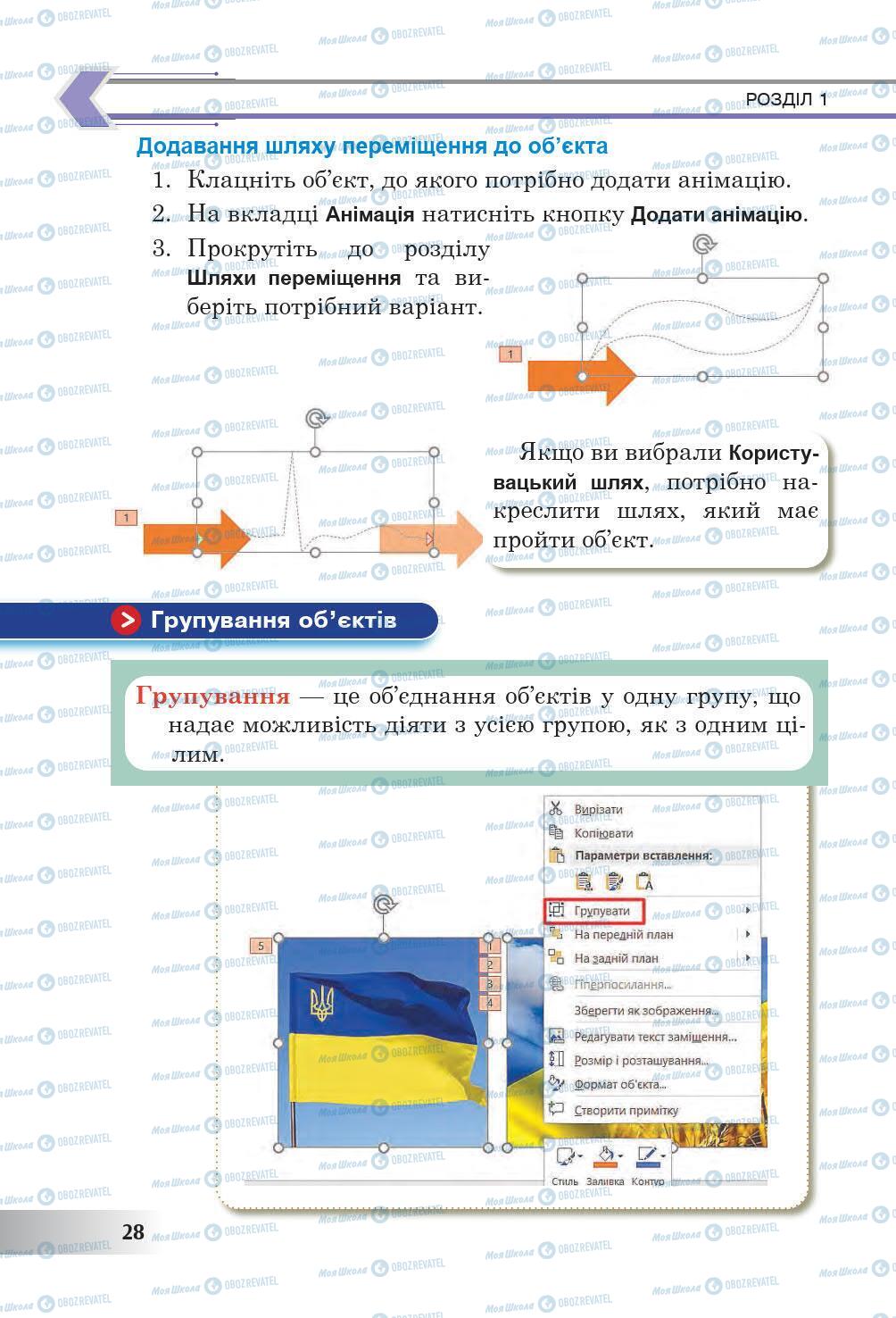 Підручники Інформатика 6 клас сторінка 28