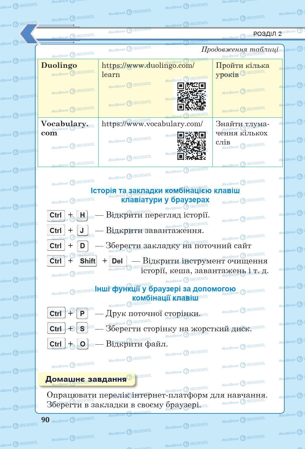 Учебники Информатика 6 класс страница 90