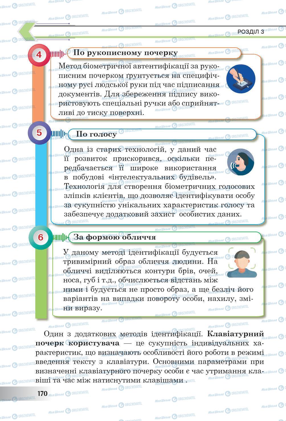 Підручники Інформатика 6 клас сторінка 170