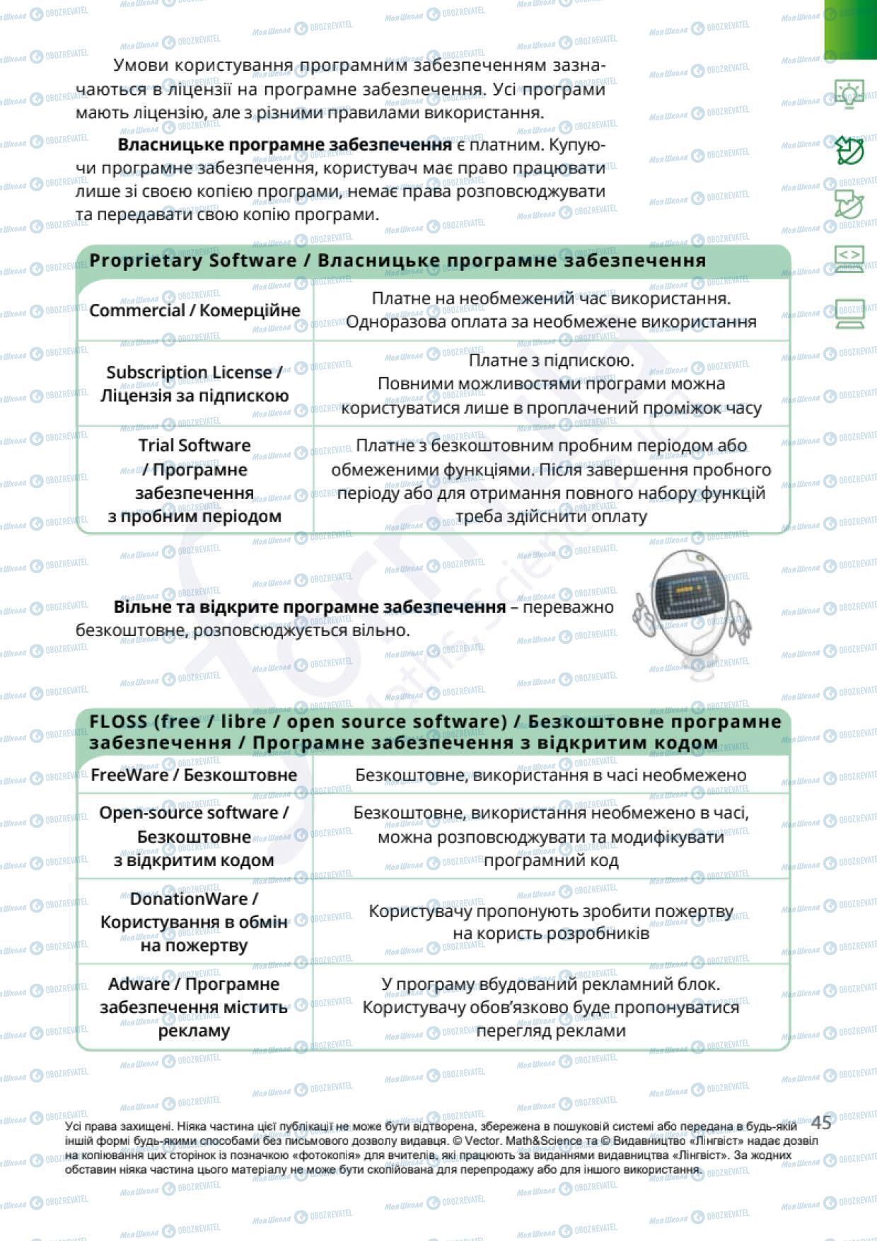 Учебники Информатика 6 класс страница 45