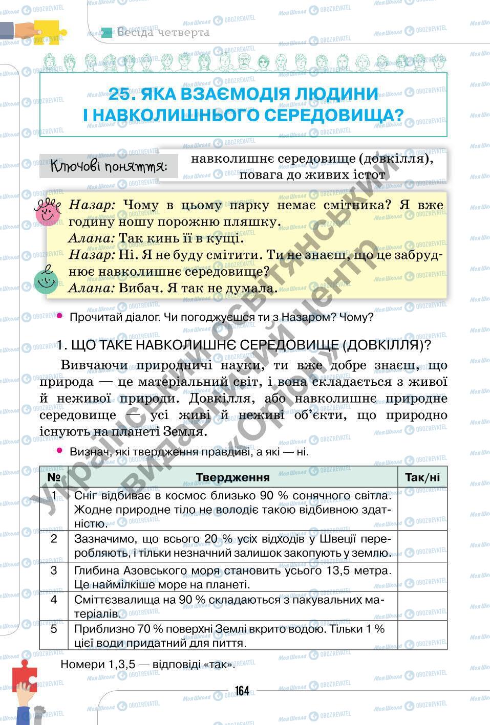 Підручники Етика 6 клас сторінка 164