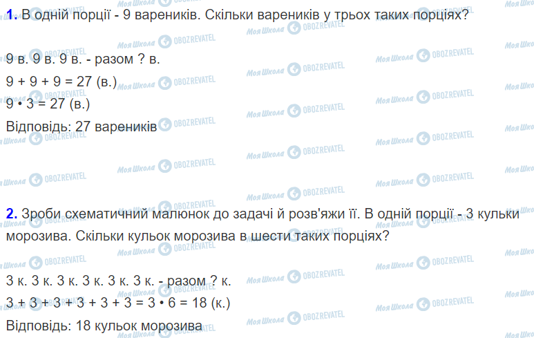 ГДЗ Математика 2 класс страница Урок 80