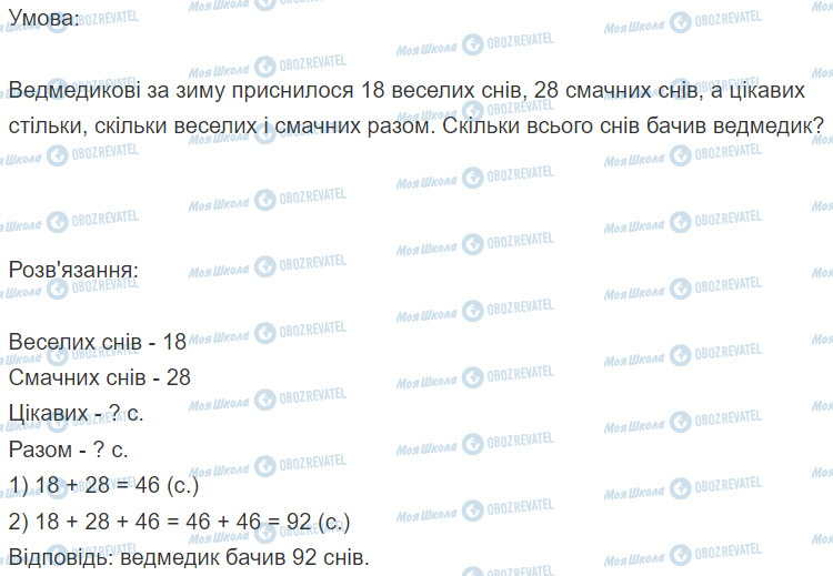 ГДЗ Математика 2 класс страница Вправа  441