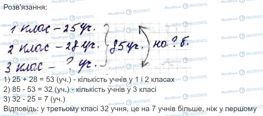 ГДЗ Математика 3 класс страница Вправа  869