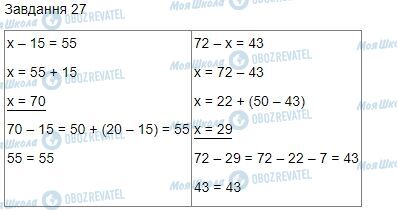 ГДЗ Математика 4 клас сторінка Завдання  27