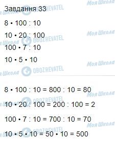 ГДЗ Математика 4 класс страница Завдання  33