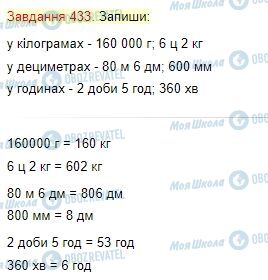 ГДЗ Математика 4 класс страница Завдання  433