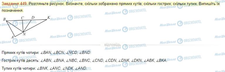 ГДЗ Математика 4 класс страница Завдання  449
