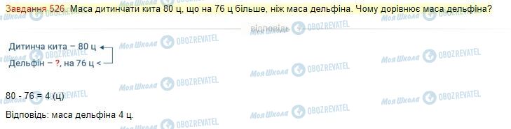 ГДЗ Математика 4 класс страница Завдання  526