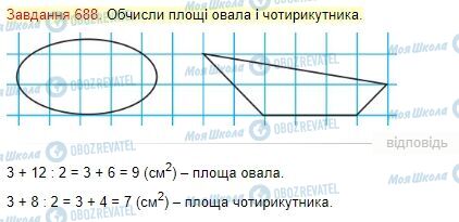 ГДЗ Математика 4 класс страница Завдання  688