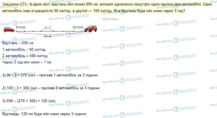 ГДЗ Математика 4 класс страница Завдання  271