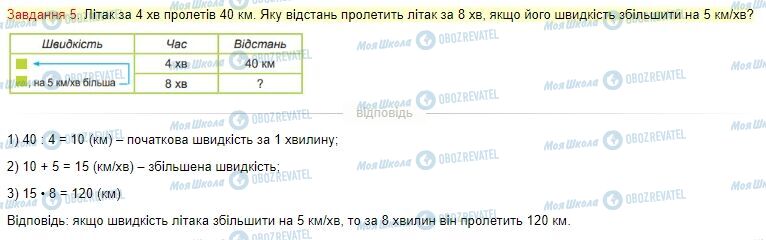 ГДЗ Математика 4 класс страница Завдання  5