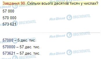 ГДЗ Математика 4 класс страница Завдання  90