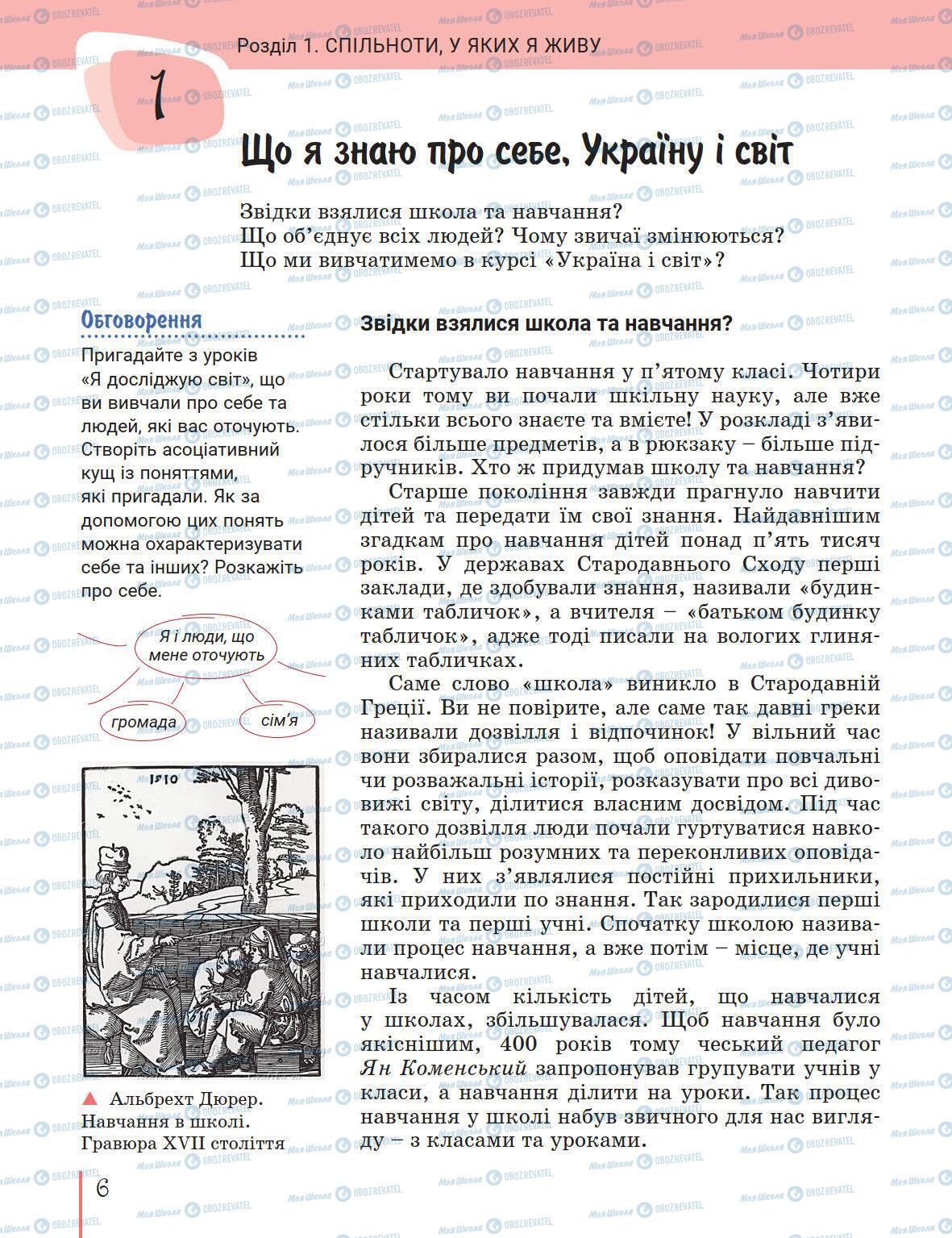 Учебники История Украины 5 класс страница 6