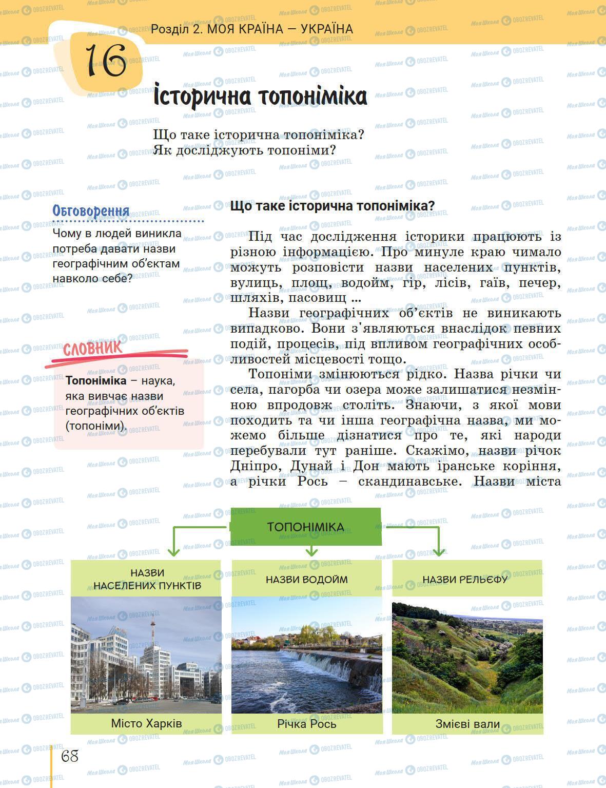 Підручники Історія України 5 клас сторінка 68