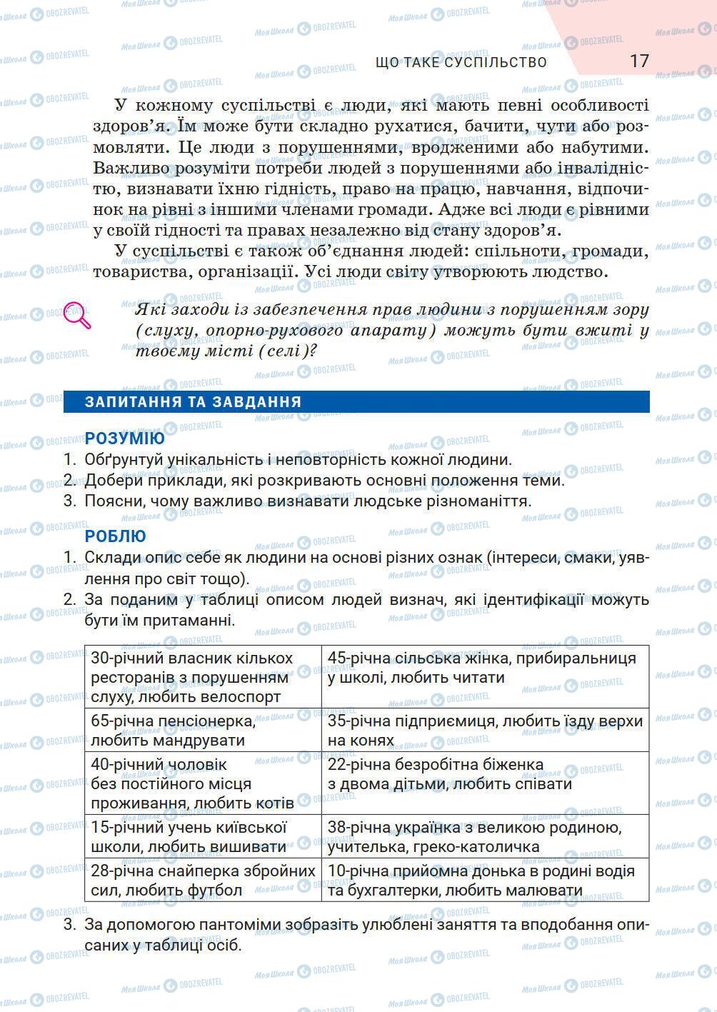 Підручники Історія України 5 клас сторінка 17