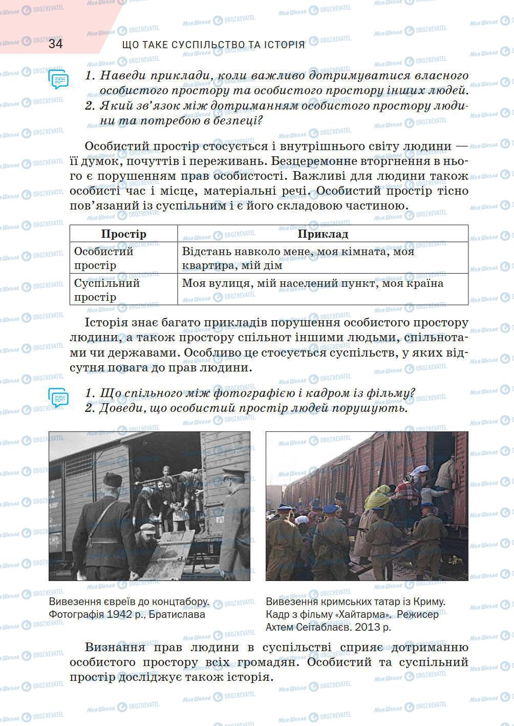 Учебники История Украины 5 класс страница 34